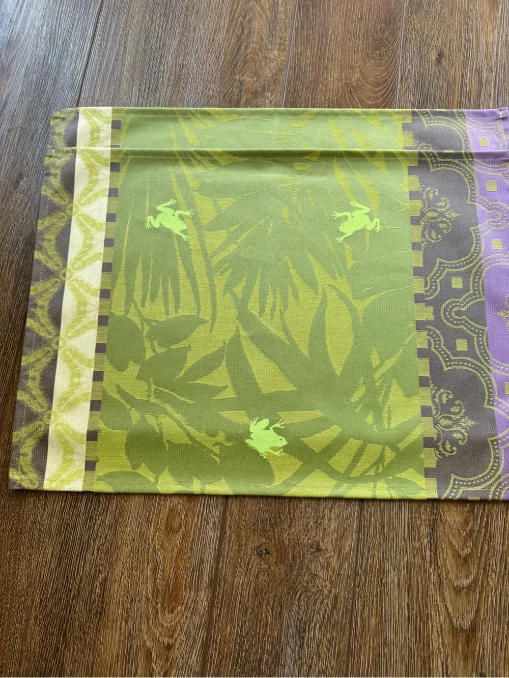 Le Jacquard Français Bahia 6 Placemats FROGS